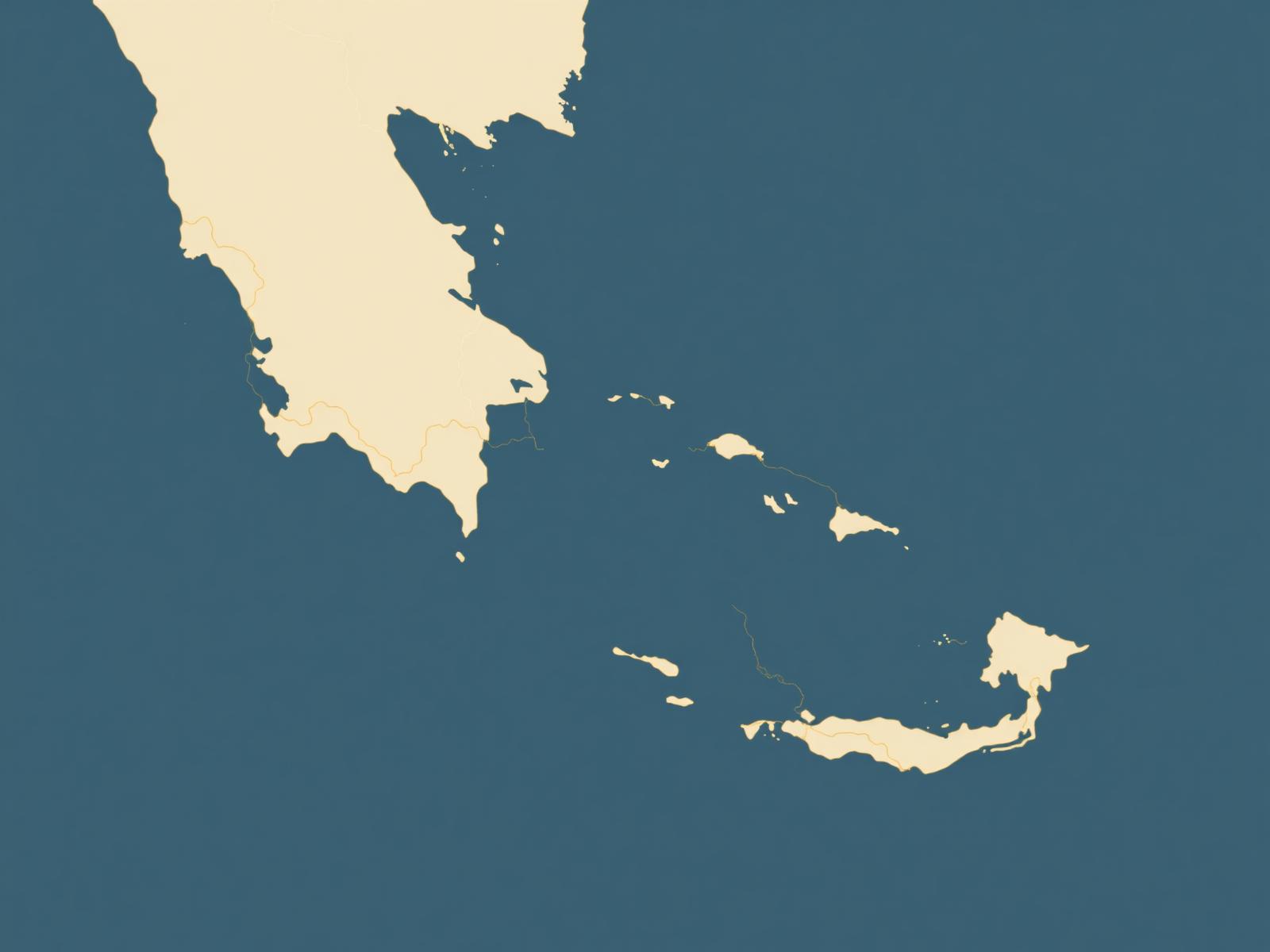 Illustrative map of the area around Ibiza